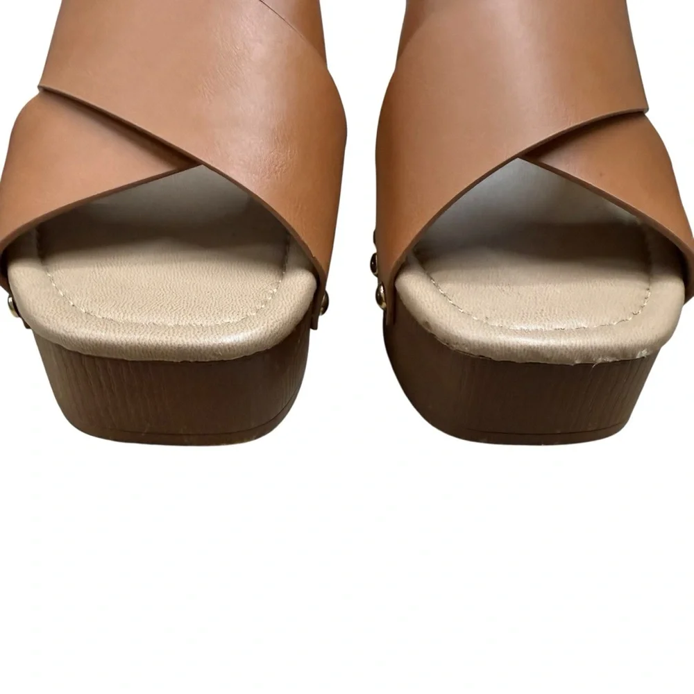 Quipid Brown Platform Women's Sandals size 7 GUC - Picture 5 of 8